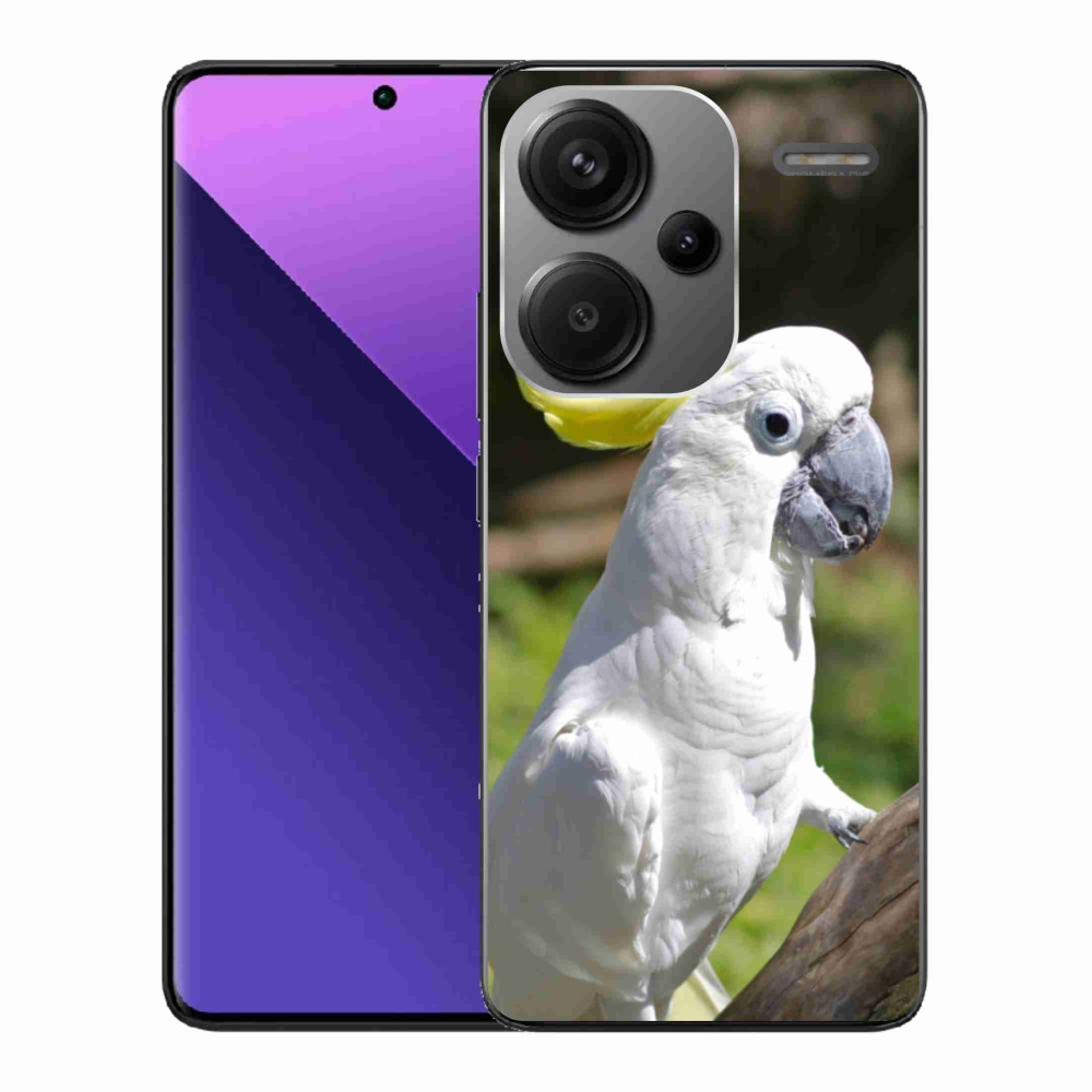 Gél borítás mmCase a Xiaomi Redmi Note 13 Pro+ 5G számára - papagáj kakadu 2