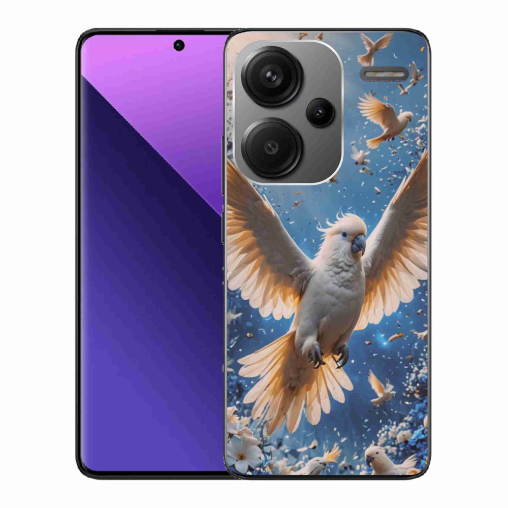 Gél borítás mmCase a Xiaomi Redmi Note 13 Pro+ 5G számára - papagáj kakadu