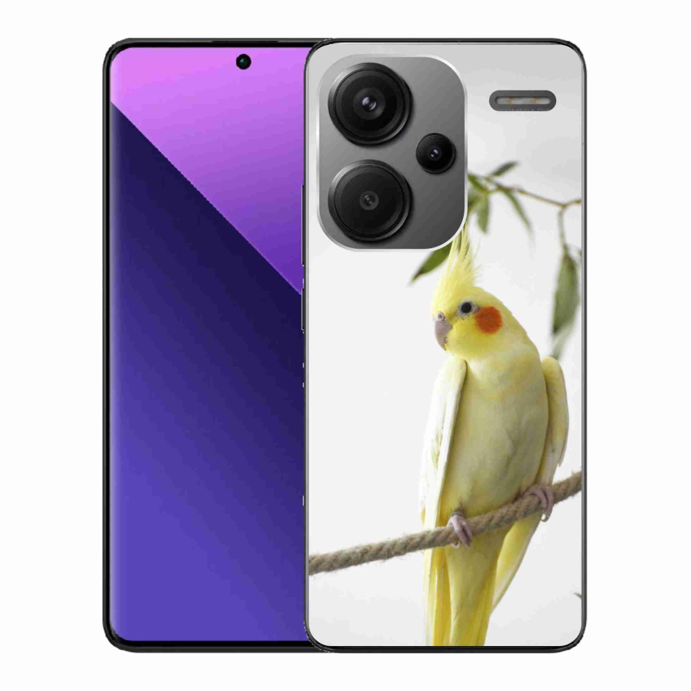 Gél borítás mmCase for Xiaomi Redmi Note 13 Pro+ 5G - papagáj korela chocholatá