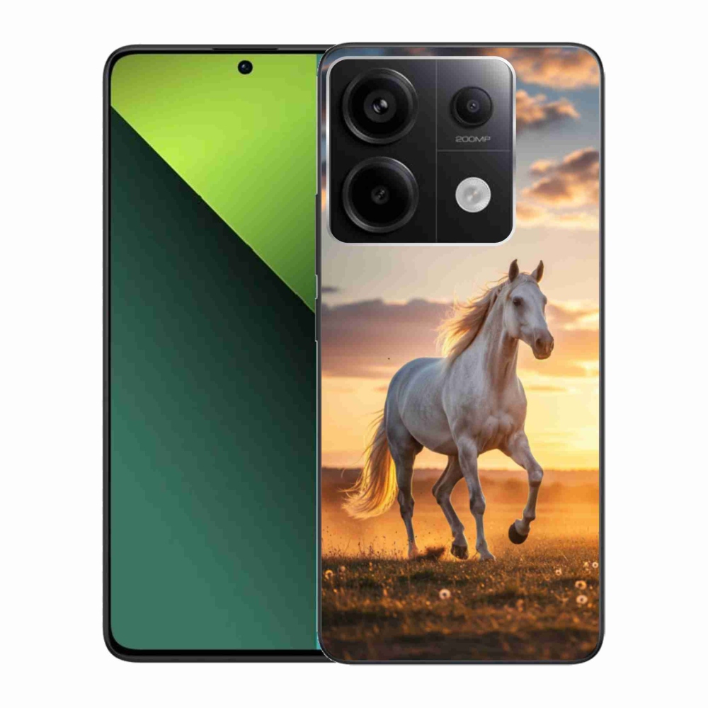 Gél borító mmCase a Xiaomi Redmi Note 13 Pro 5G/Poco X6 5G - futó fehér ló 2