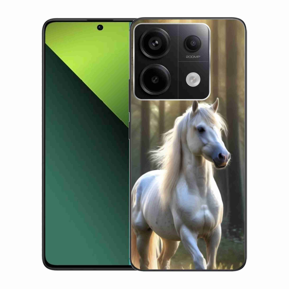 Gél borítás mmCase a Xiaomi Redmi Note 13 Pro 5G/Poco X6 5G számára - fehér ló 3