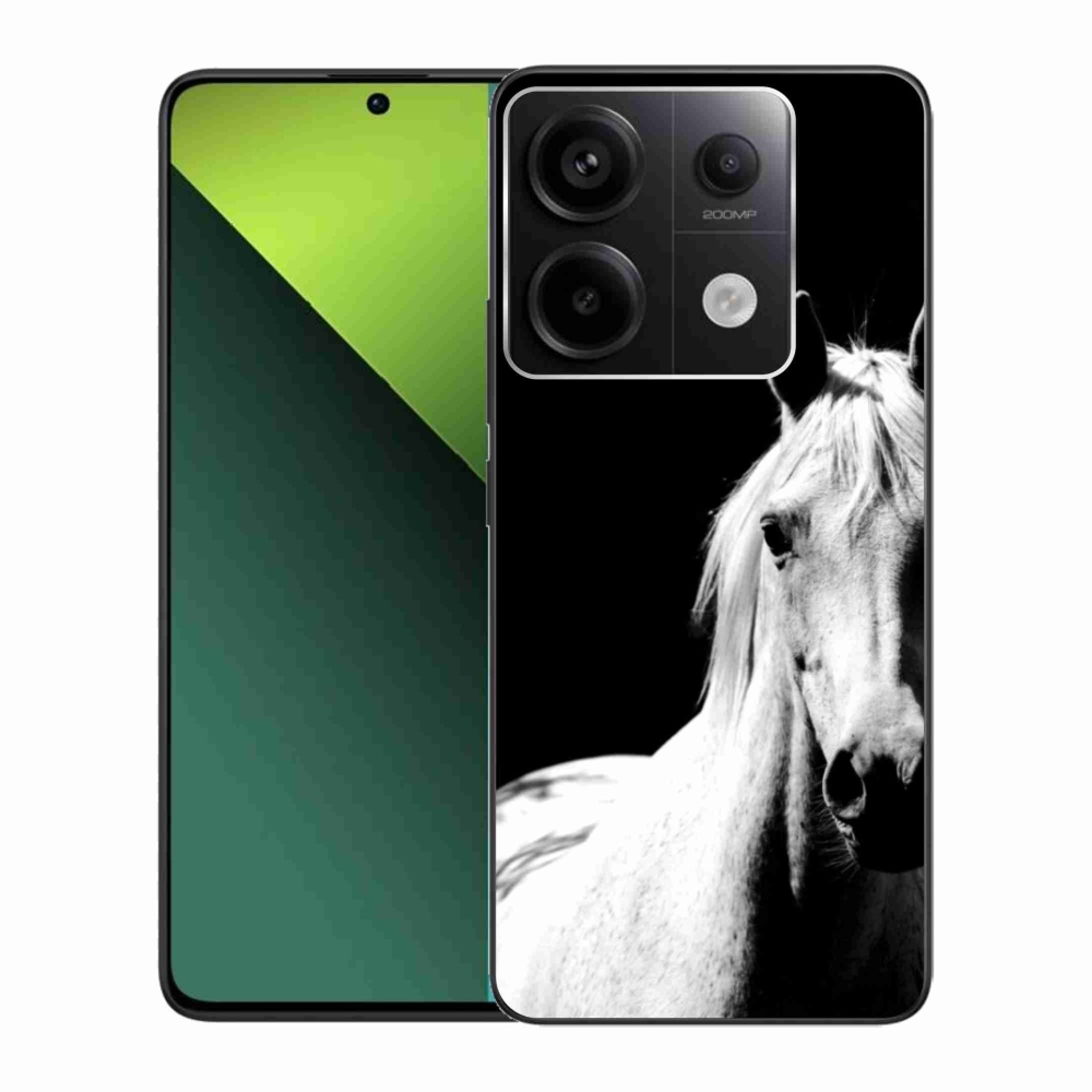 Gél borítás mmCase a Xiaomi Redmi Note 13 Pro 5G/Poco X6 5G számára - fehér ló 5