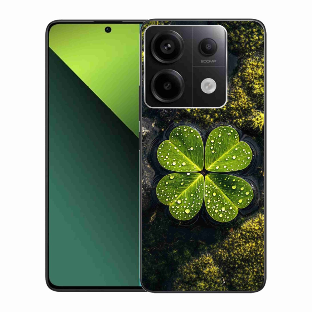 Gél borítás mmCase a Xiaomi Redmi Note 13 Pro 5G/Poco X6 5G számára - négylevelű lóhere