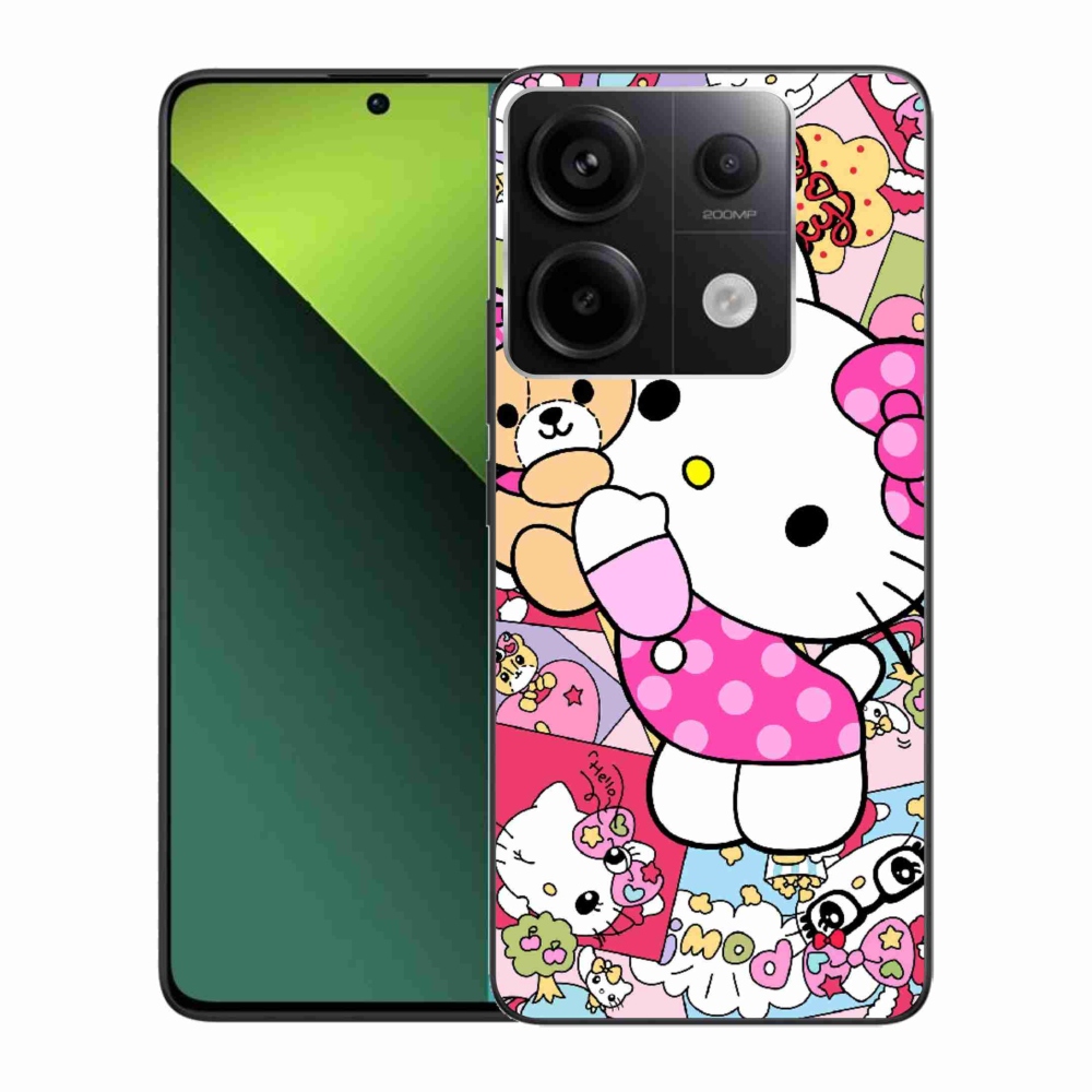 Gél borítás mmCase a Xiaomi Redmi Note 13 Pro 5G/Poco X6 5G számára - aranyos cica