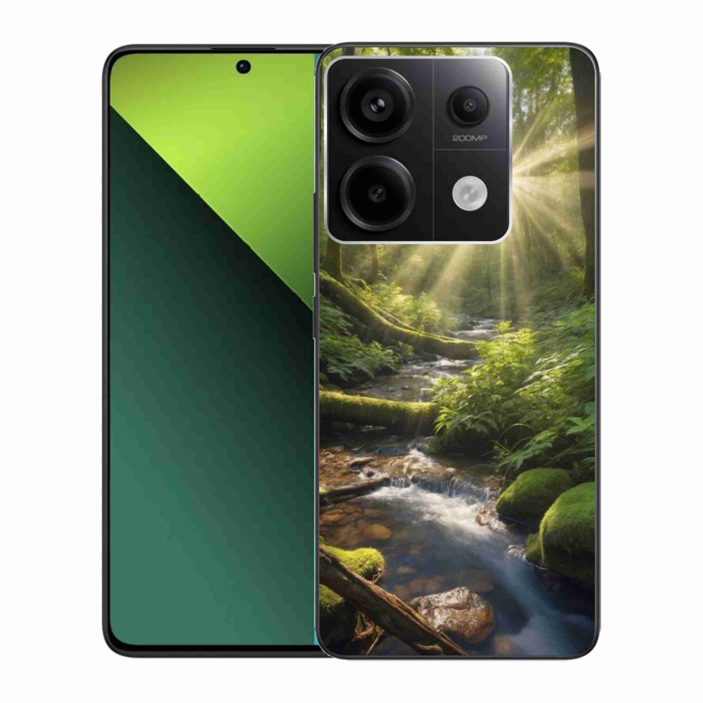 Gél borítás mmCase a Xiaomi Redmi Note 13 Pro 5G/Poco X6 5G számára - erdei mélységű