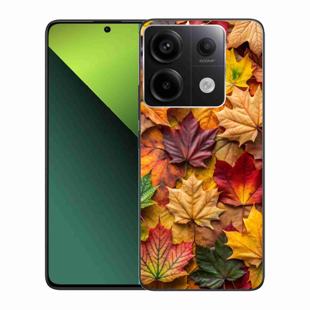 Gél borítás mmCase a Xiaomi Redmi Note 13 Pro 5G/Poco X6 5G számára - juharlevelek 2