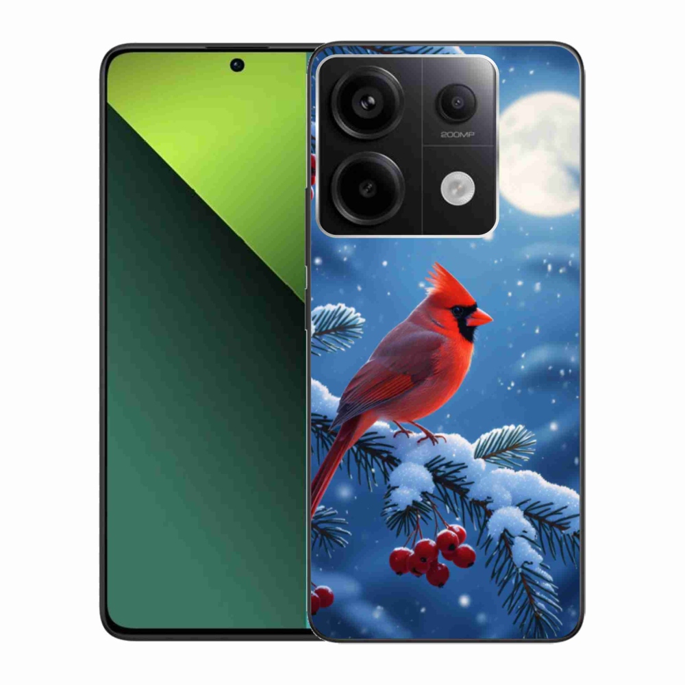 Gél borítás mmCase a Xiaomi Redmi Note 13 Pro 5G/Poco X6 5G számára - bíborvörös színű