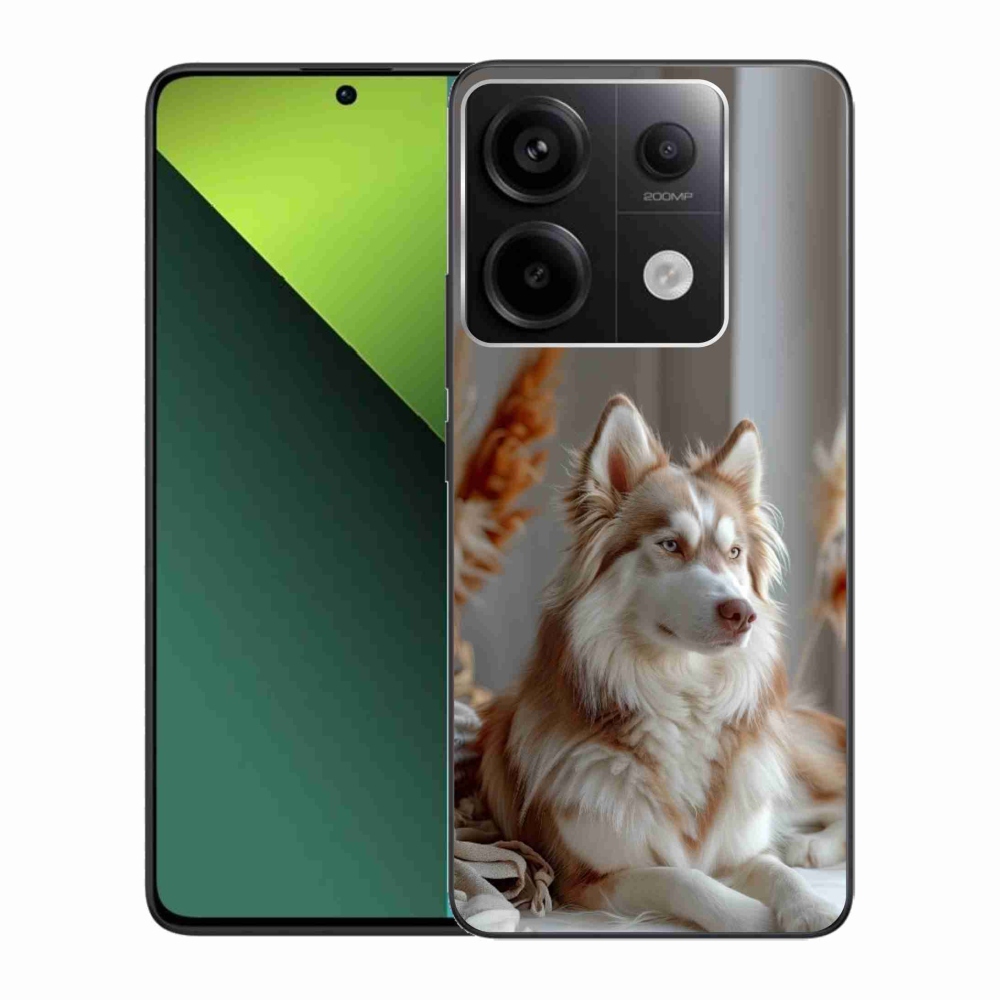 Gél borítás mmCase a Xiaomi Redmi Note 13 Pro 5G/Poco X6 5G számára - csendes szibériai husky