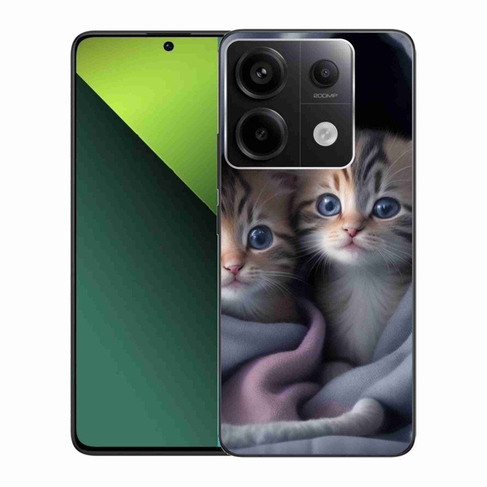 Gél borítás mmCase a Xiaomi Redmi Note 13 Pro 5G/Poco X6 5G - cat duo 2 számára