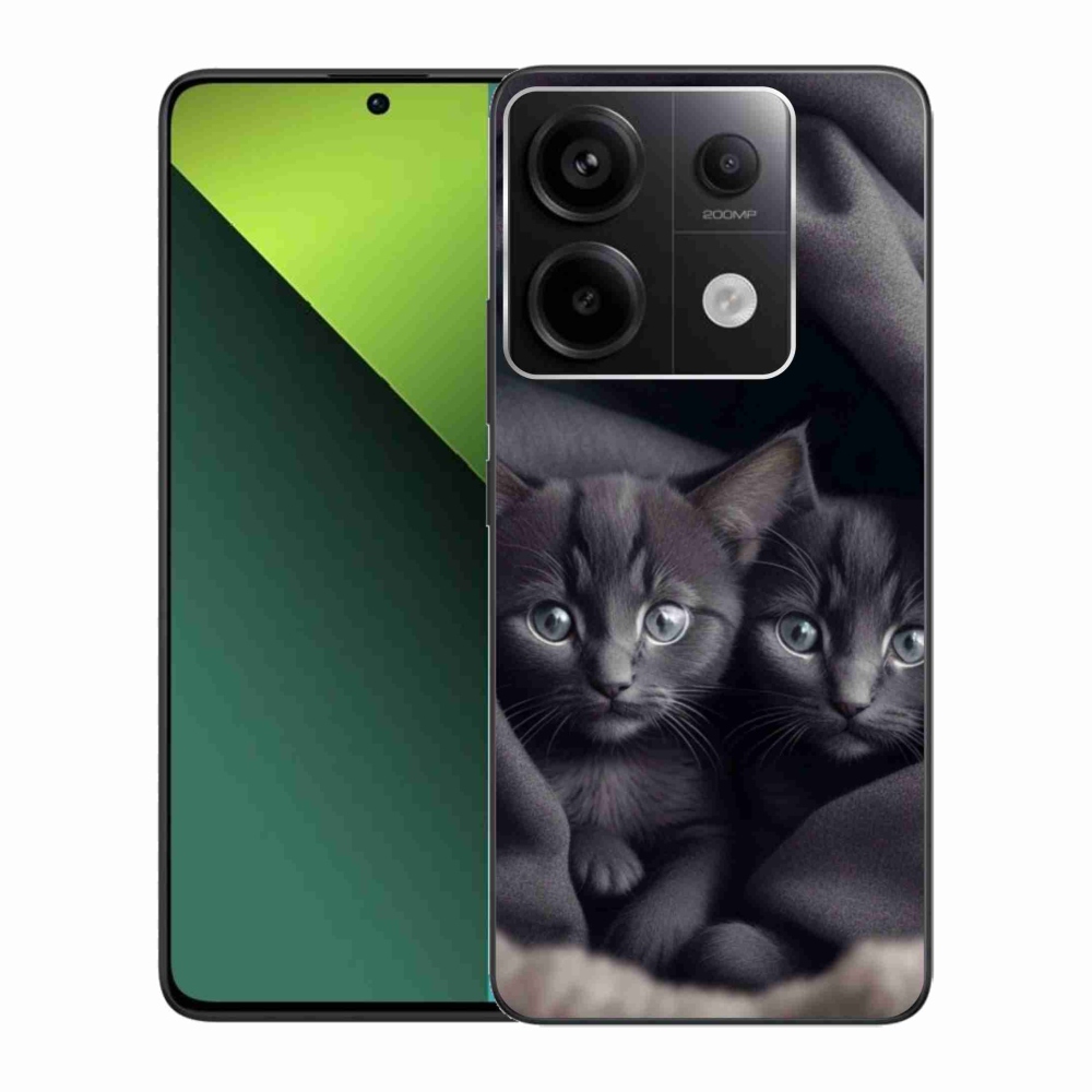 Gél borítás mmCase a Xiaomi Redmi Note 13 Pro 5G/Poco X6 5G - cat duo számára