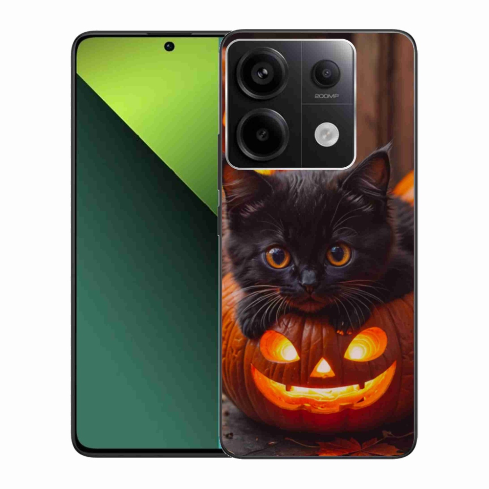 Gél borítás mmCase a Xiaomi Redmi Note 13 Pro 5G/Poco X6 5G számára - cica és tök