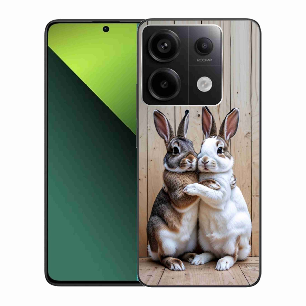 Gél borítás mmCase a Xiaomi Redmi Note 13 Pro 5G/Poco X6 5G számára - nyúl pár