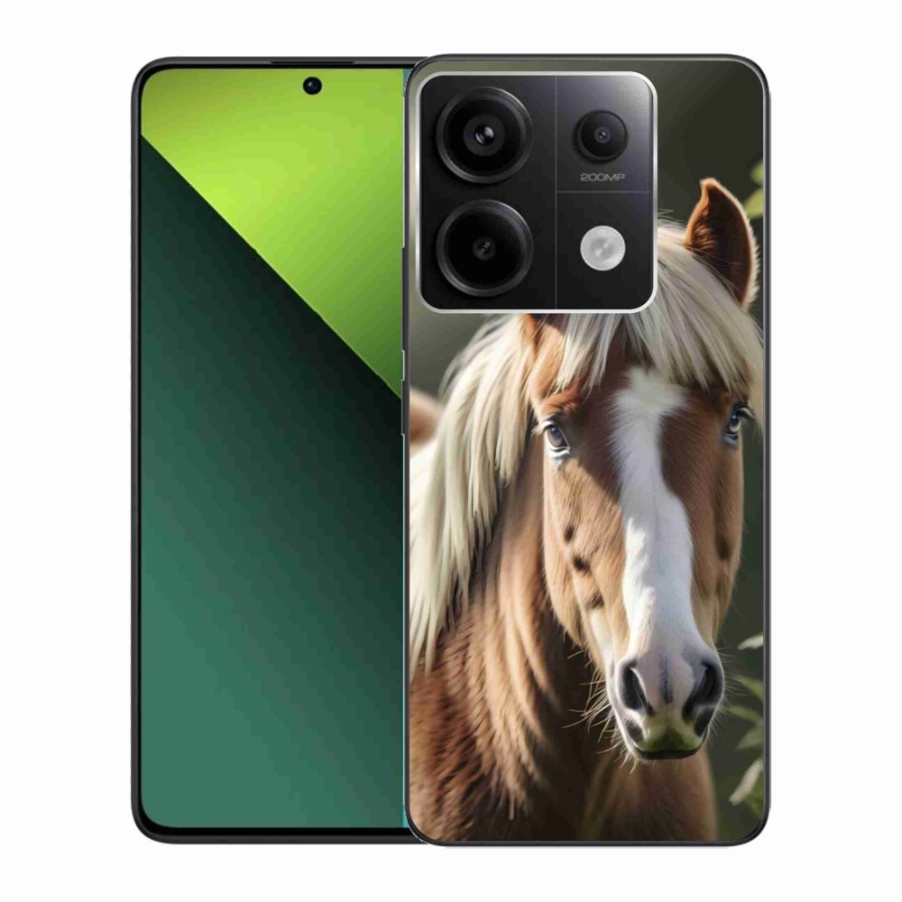 Gél borítás mmCase a Xiaomi Redmi Note 13 Pro 5G/Poco X6 5G számára - ló könnyű sörénnyel