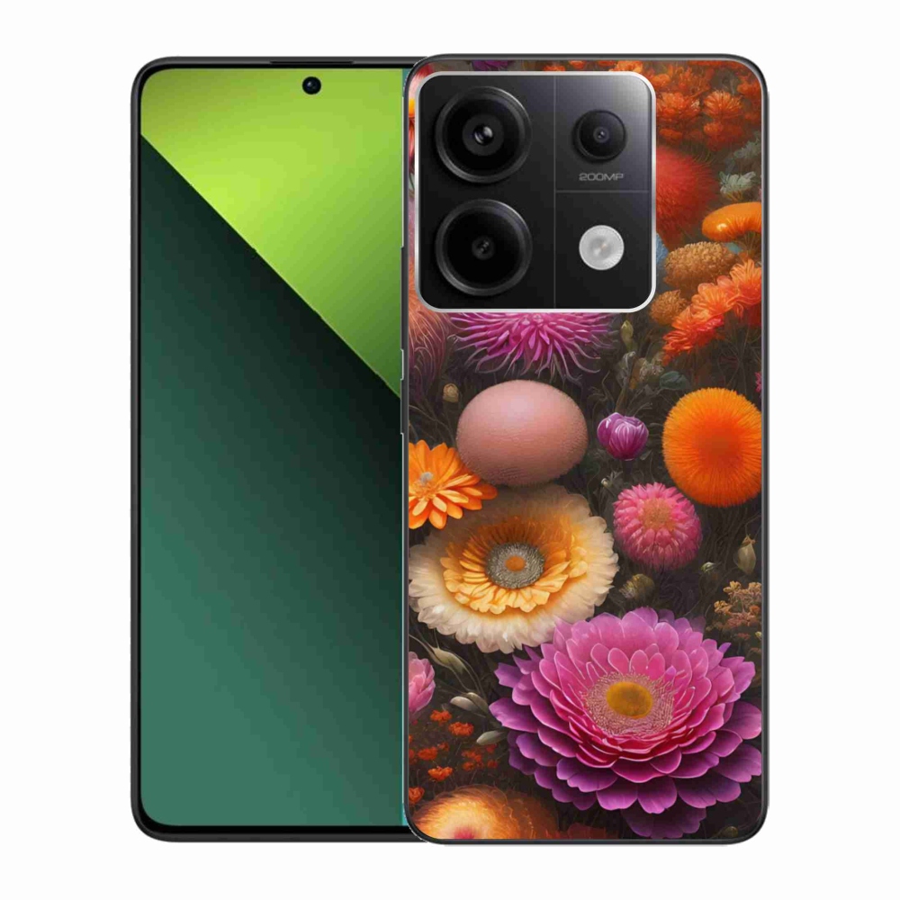 Gél borítás mmCase a Xiaomi Redmi Note 13 Pro 5G/Poco X6 5G számára - virágos kompozíció