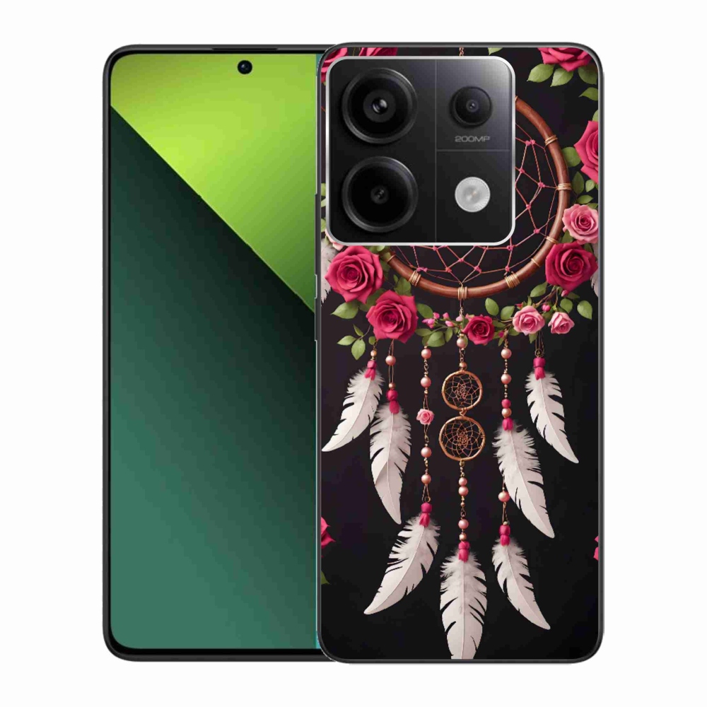 Gél borítás mmCase a Xiaomi Redmi Note 13 Pro 5G/Poco X6 5G számára - álomfogó rózsákkal