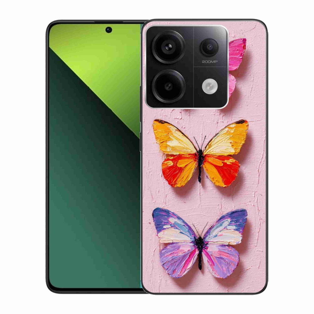 Gél borítás mmCase a Xiaomi Redmi Note 13 Pro 5G/Poco X6 5G számára - pillangó trió