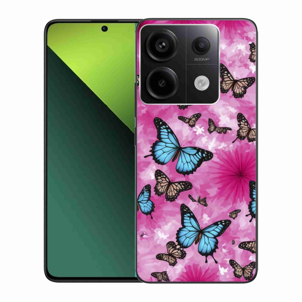 Gél borítás mmCase a Xiaomi Redmi Note 13 Pro 5G/Poco X6 5G számára - pillangó kert