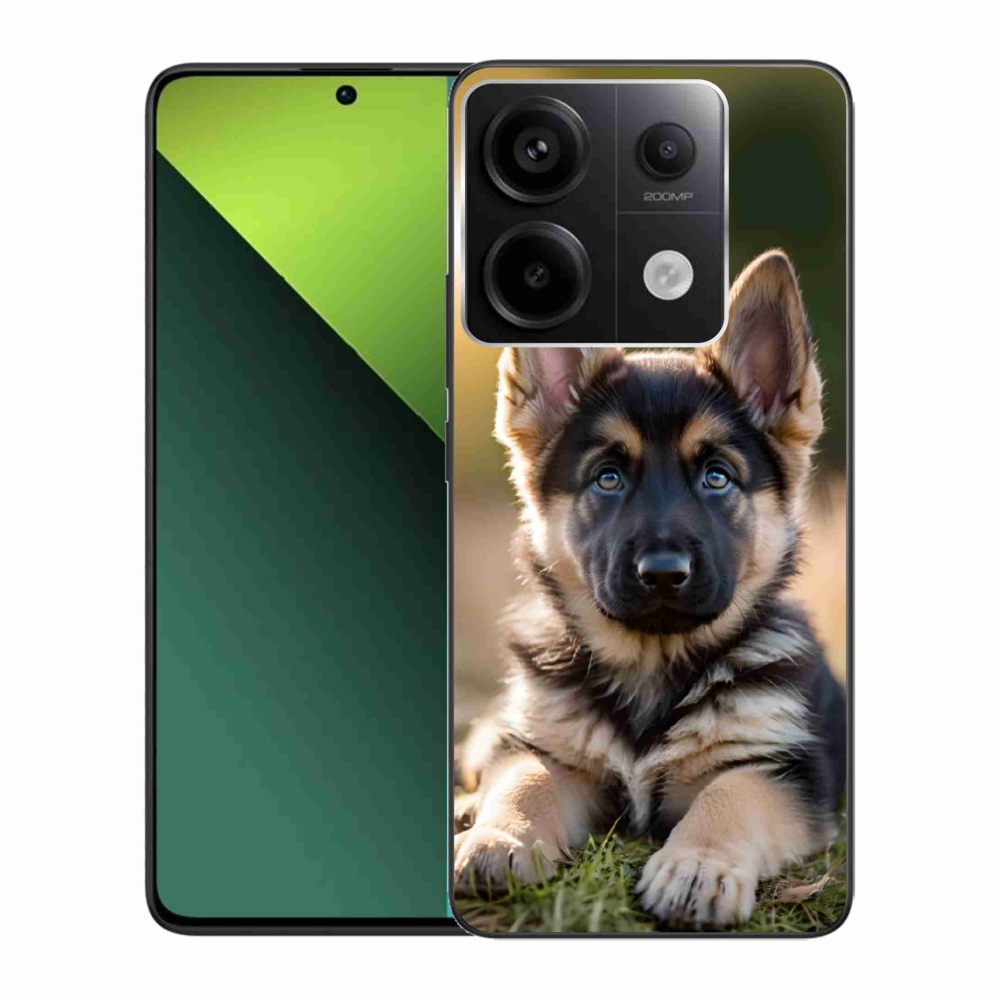 Gél borítás mmCase a Xiaomi Redmi Note 13 Pro 5G/Poco X6 5G számára - Német juhászkutya a természetben