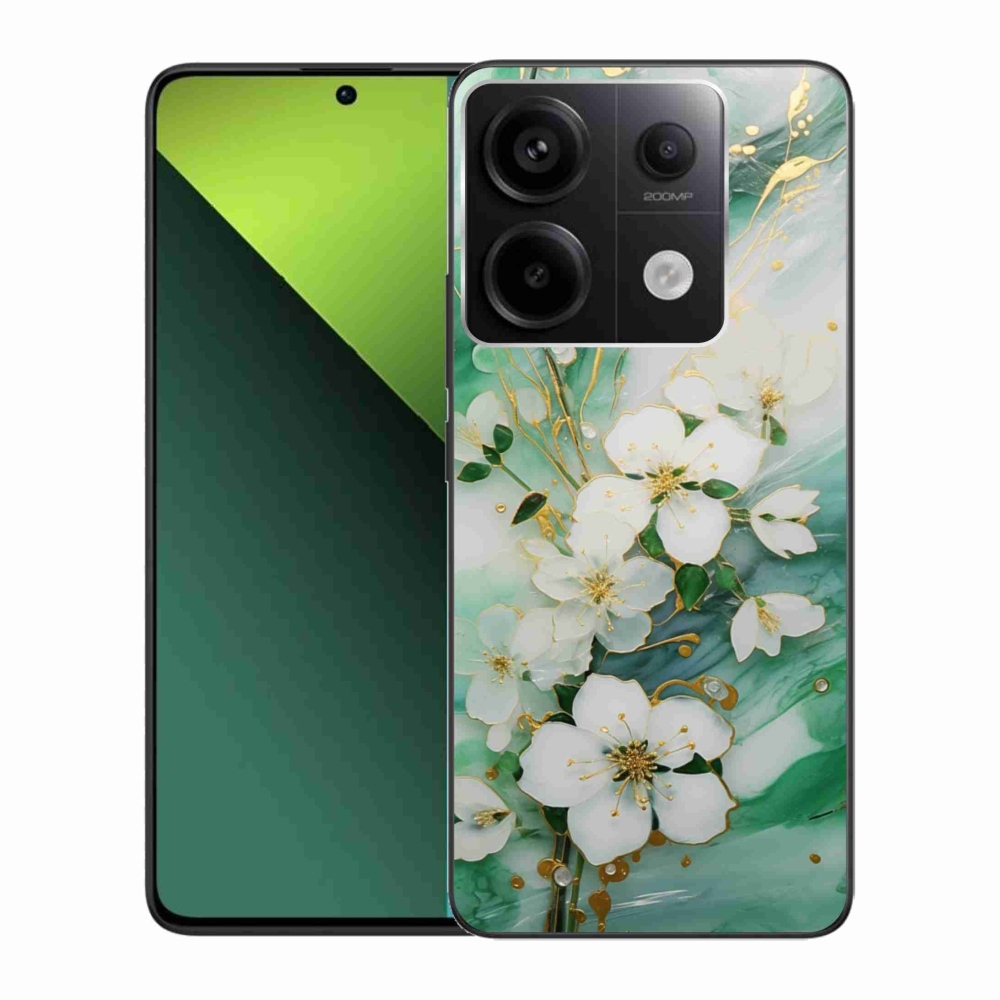 Gél borítás mmCase a Xiaomi Redmi Note 13 Pro 5G/Poco X6 5G számára - finom virágok