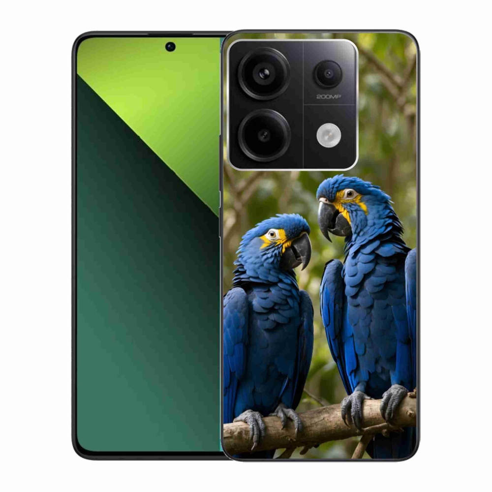 Gél borítás mmCase a Xiaomi Redmi Note 13 Pro 5G/Poco X6 5G számára - papagáj duó
