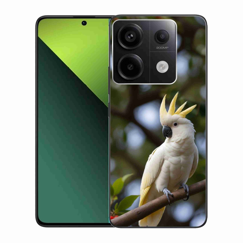 Gél borítás mmCase a Xiaomi Redmi Note 13 Pro 5G/Poco X6 5G számára - papagáj kakadu 3