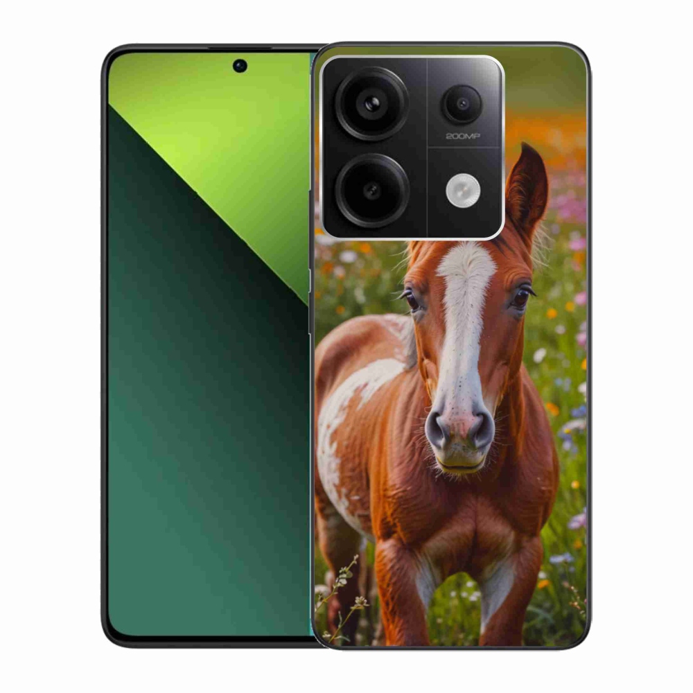 Gél borítás mmCase a Xiaomi Redmi Note 13 Pro 5G/Poco X6 5G számára - aranyos csikócsikó