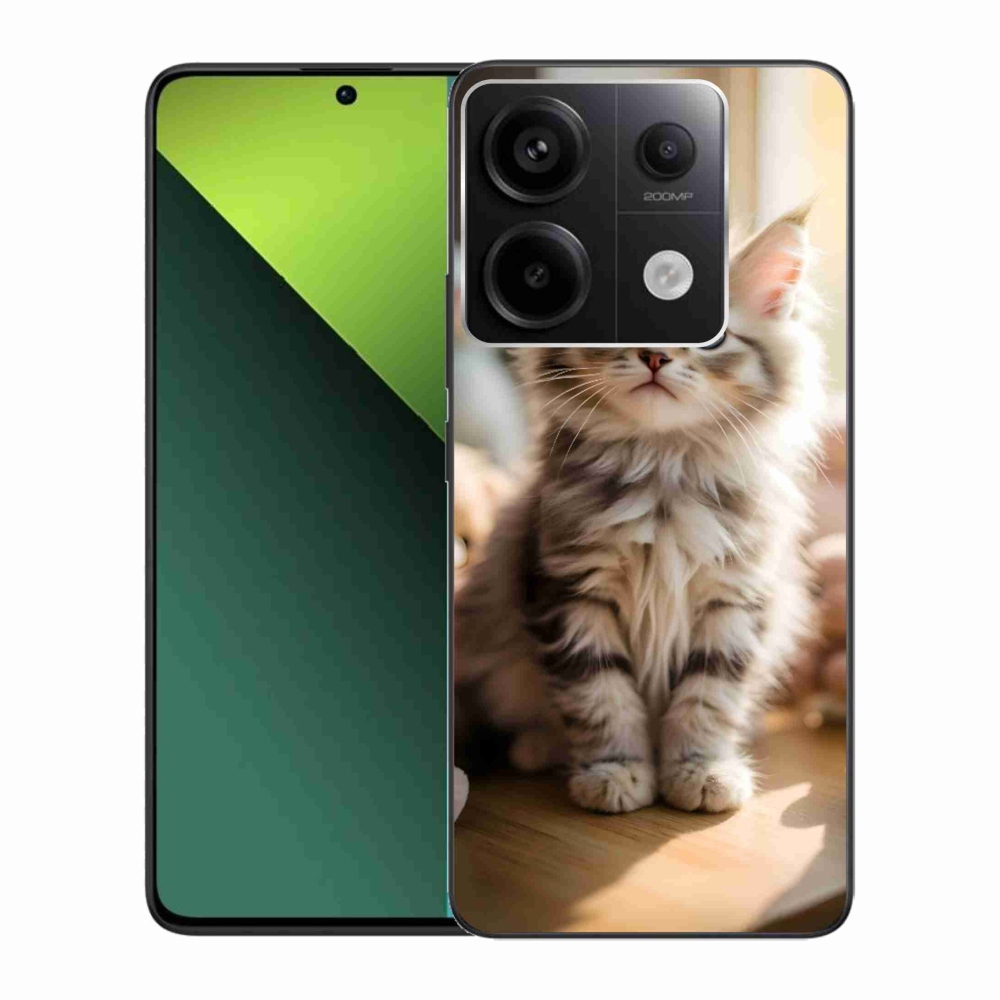 Gél borítás mmCase a Xiaomi Redmi Note 13 Pro 5G/Poco X6 5G számára - aranyos cica 10