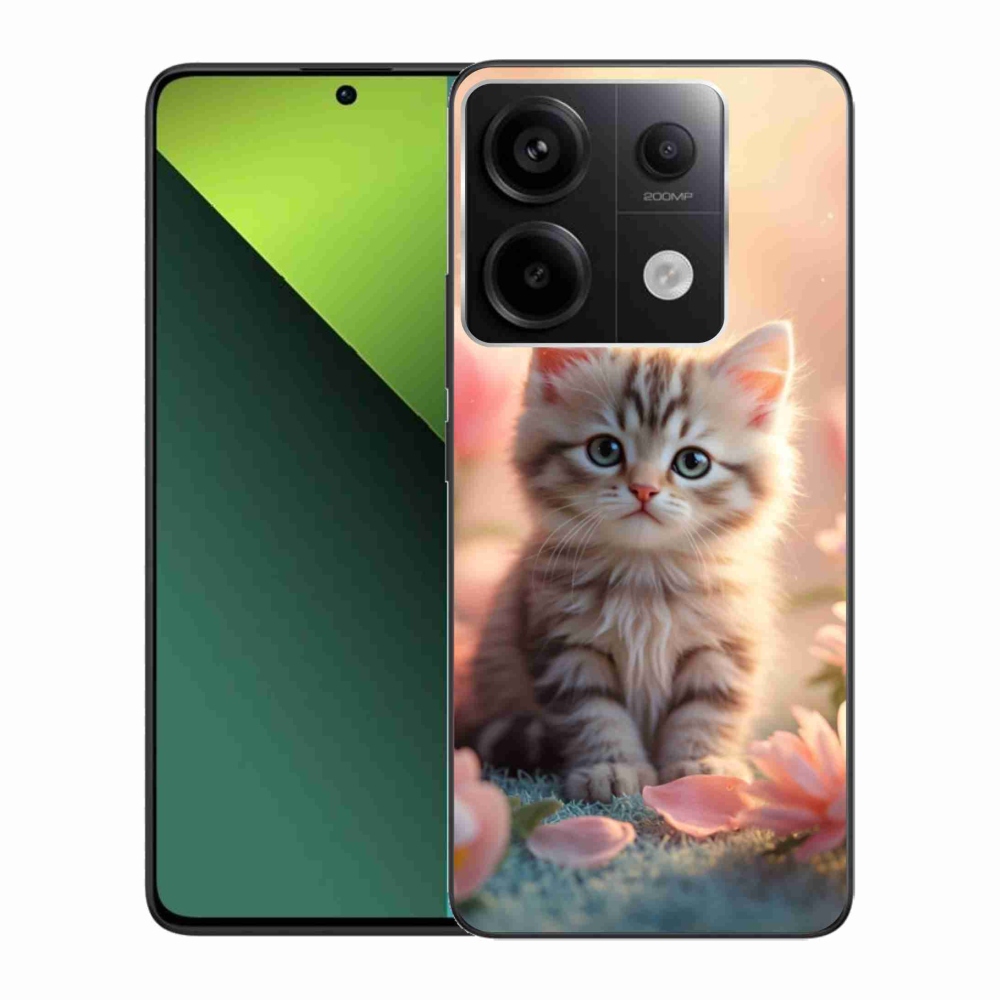 Gél borítás mmCase a Xiaomi Redmi Note 13 Pro 5G/Poco X6 5G számára - aranyos cica 8
