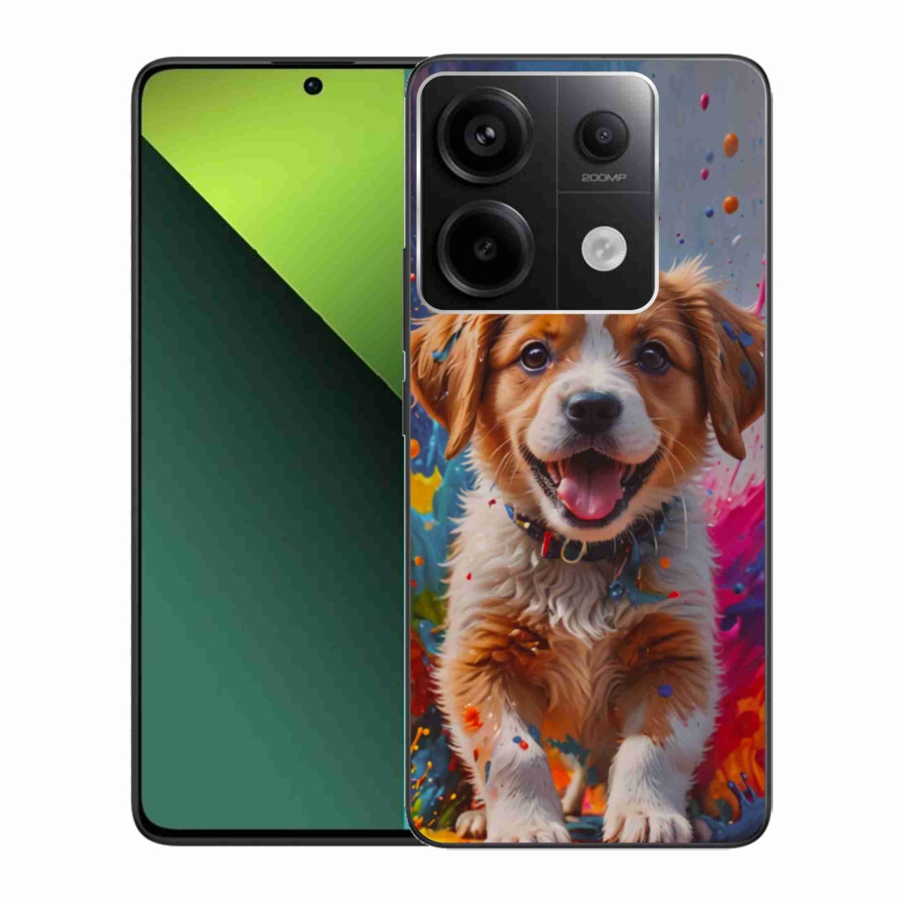 Gél borítás mmCase a Xiaomi Redmi Note 13 Pro 5G/Poco X6 5G számára - aranyos kiskutya 3