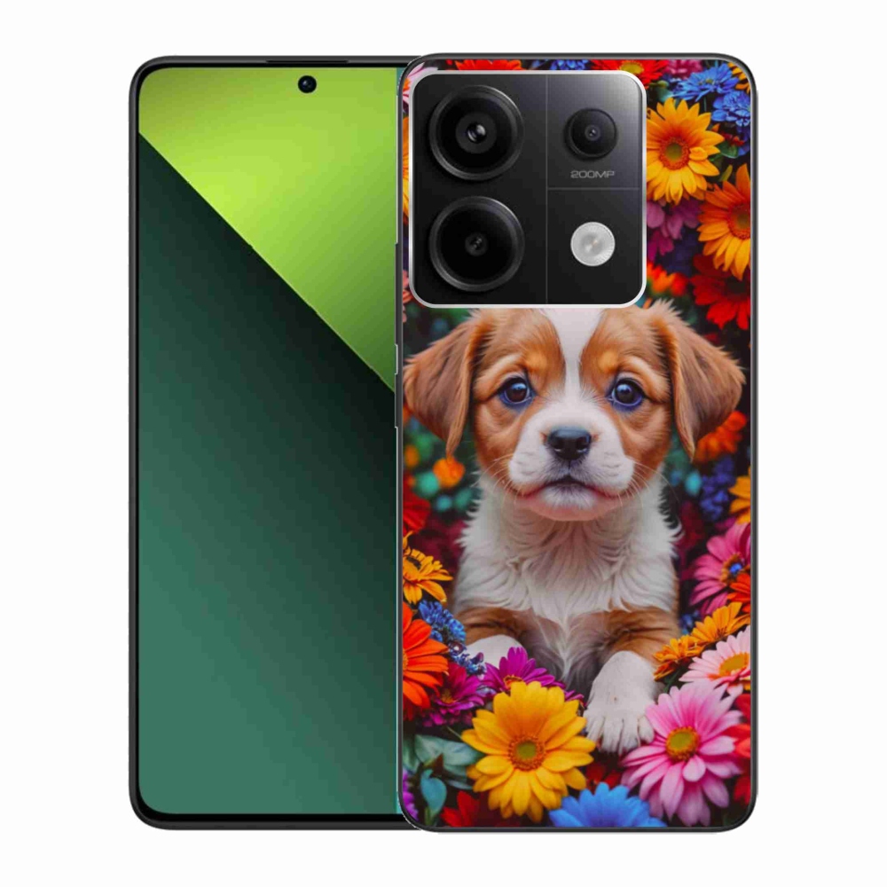 Gél borítás mmCase a Xiaomi Redmi Note 13 Pro 5G/Poco X6 5G számára - aranyos kiskutya