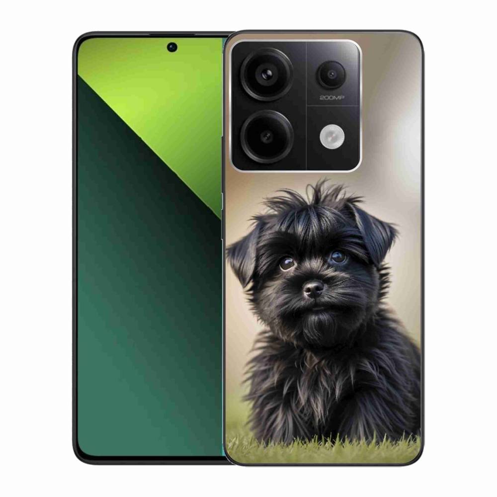 Gél borítás mmCase a Xiaomi Redmi Note 13 Pro 5G/Poco X6 5G számára - aranyos fekete kutya