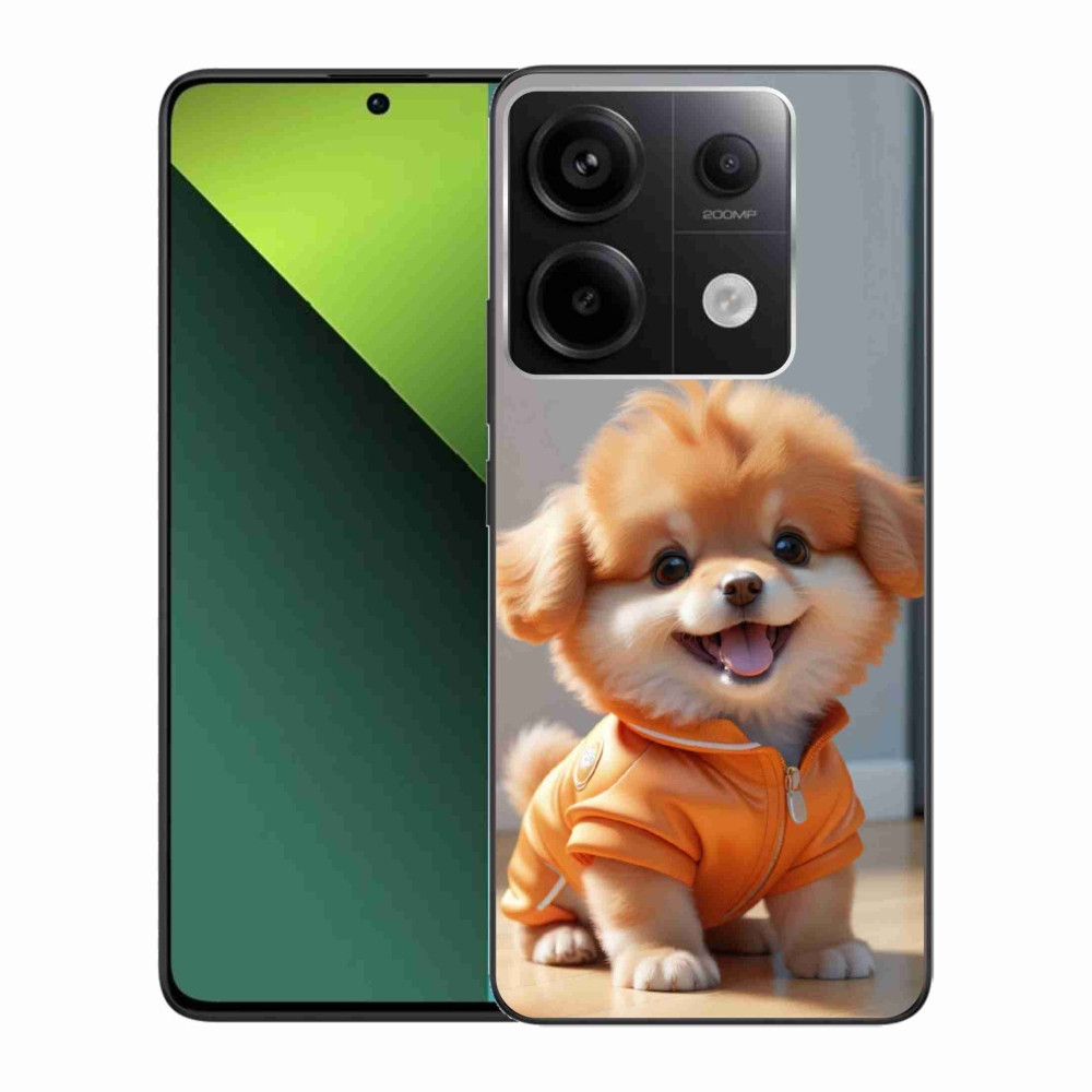 Gél borítás mmCase a Xiaomi Redmi Note 13 Pro 5G/Poco X6 5G számára - aranyos pomerániai pulóverben
