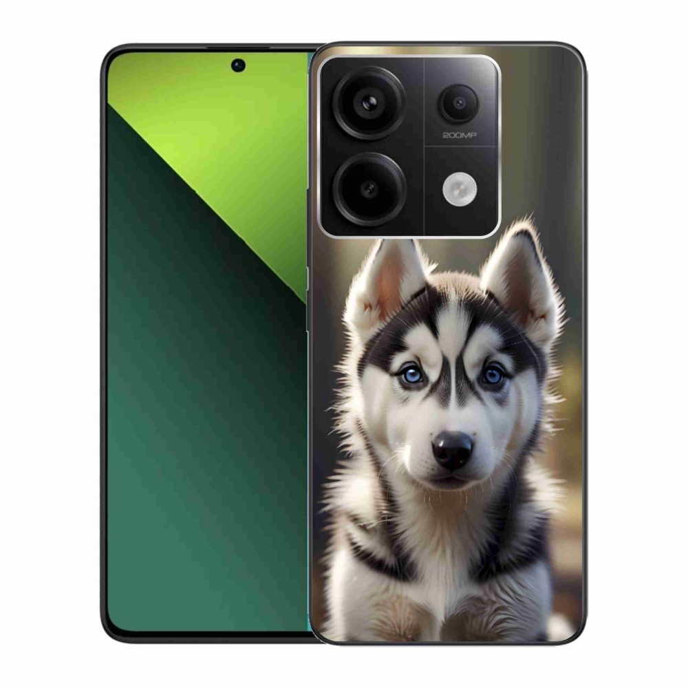 Gél borítás mmCase a Xiaomi Redmi Note 13 Pro 5G/Poco X6 5G számára - aranyos szibériai husky