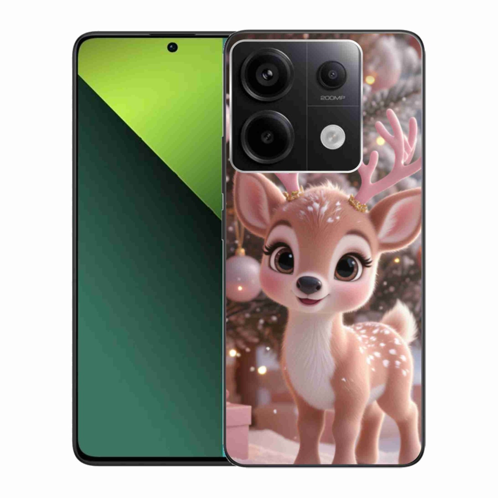 Gél borítás mmCase a Xiaomi Redmi Note 13 Pro 5G/Poco X6 5G számára - aranyos rénszarvas