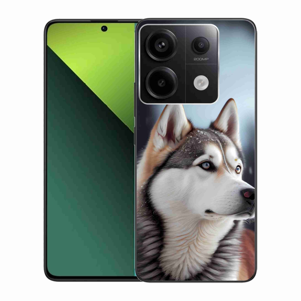 Gél borítás mmCase a Xiaomi Redmi Note 13 Pro 5G/Poco X6 5G - Szibériai Husky számára