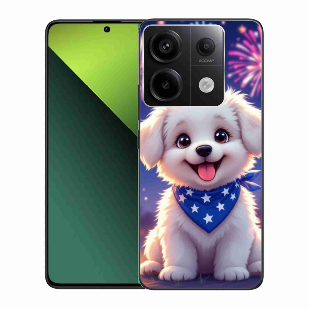 Gél borítás mmCase a Xiaomi Redmi Note 13 Pro 5G/Poco X6 5G számára - ünnepi kölyökkutyakölyök