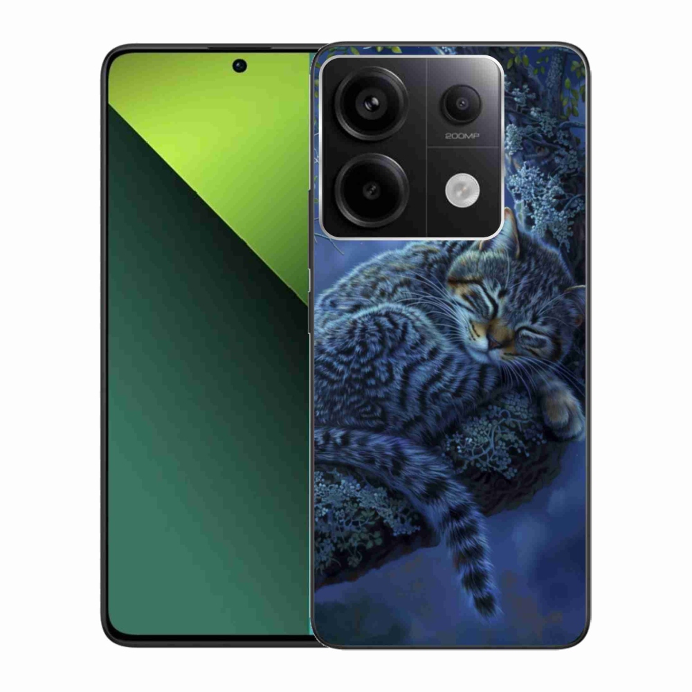 Gél borítás mmCase a Xiaomi Redmi Note 13 Pro 5G/Poco X6 5G számára - alvó macska