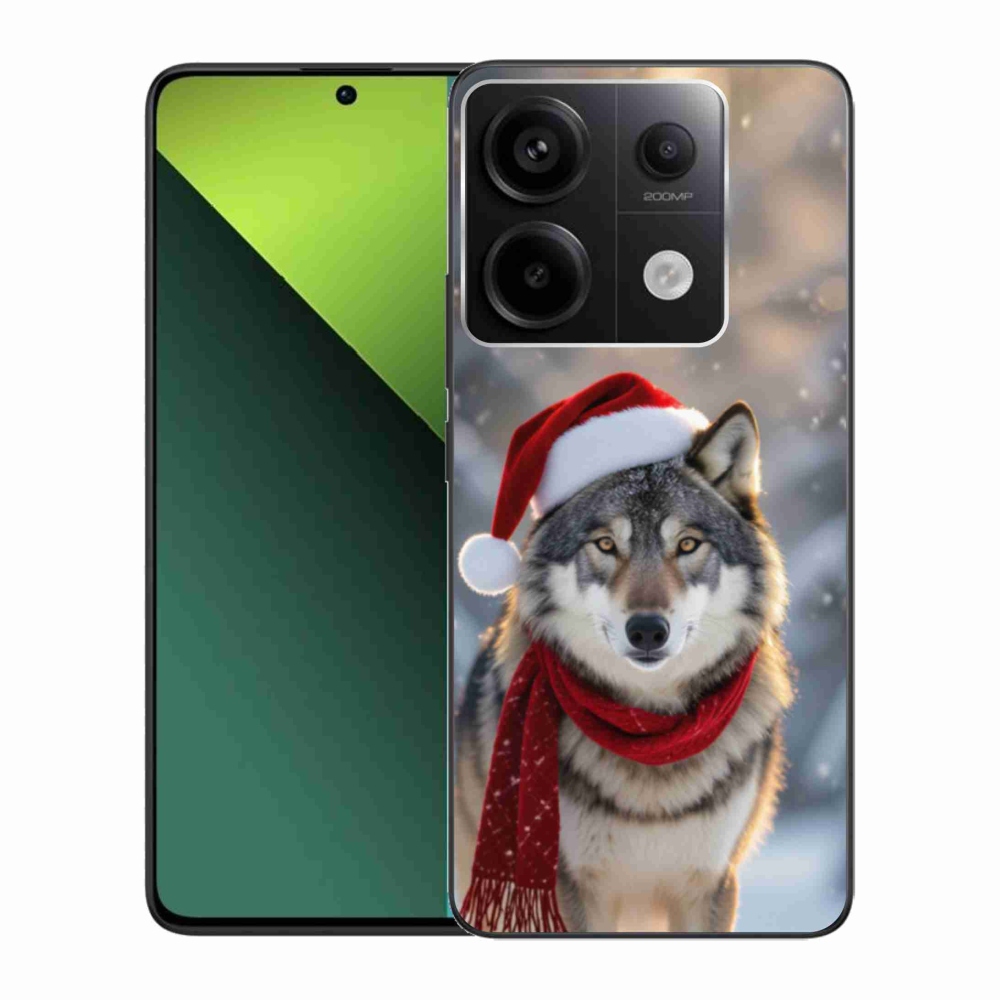 Gél borítás mmCase a Xiaomi Redmi Note 13 Pro 5G/Poco X6 5G számára - karácsonyi farkas