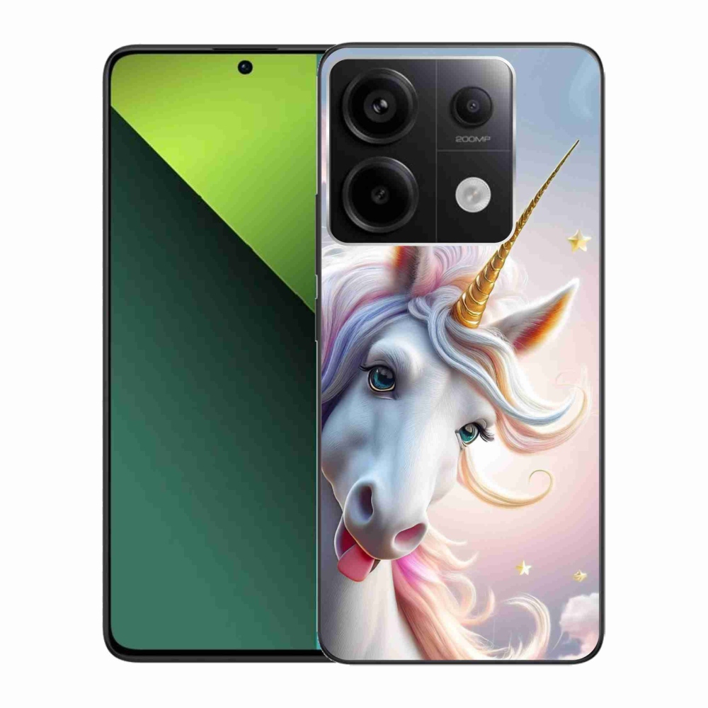 Gél borítás mmCase a Xiaomi Redmi Note 13 Pro 5G/Poco X6 5G számára - vidám egyszarvú