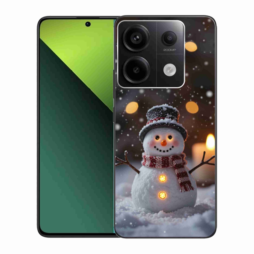 Gél borítás mmCase a Xiaomi Redmi Note 13 Pro 5G/Poco X6 5G - boldog hóemberhez