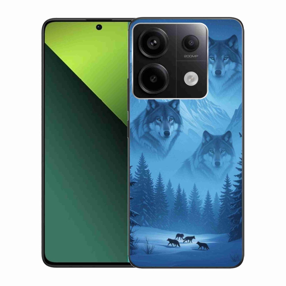 Gél borítás mmCase a Xiaomi Redmi Note 13 Pro 5G/Poco X6 5G számára - farkas csomag