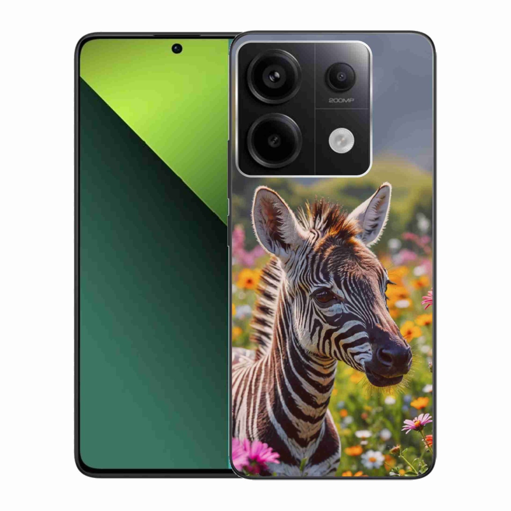 Gél borítás mmCase a Xiaomi Redmi Note 13 Pro 5G/Poco X6 5G számára - zebra a réten