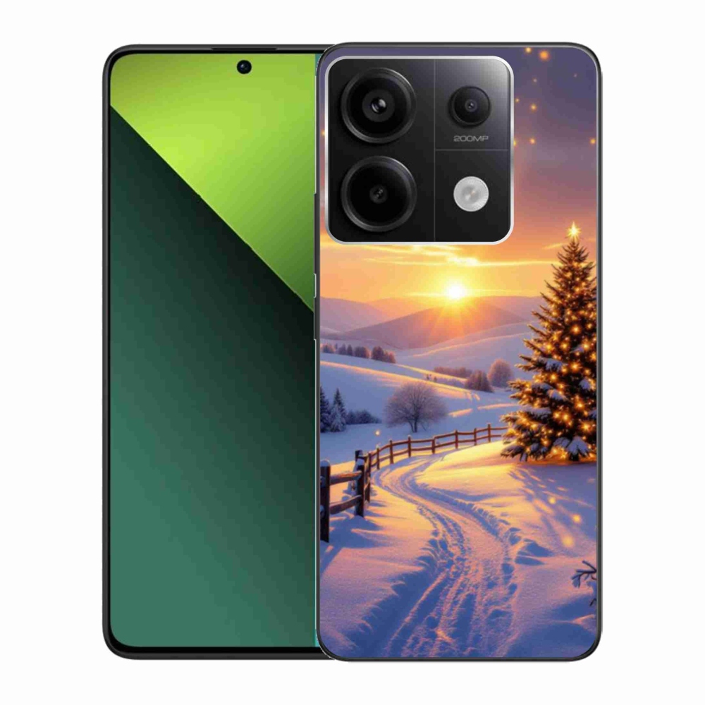 Gél borítás mmCase a Xiaomi Redmi Note 13 Pro 5G/Poco X6 5G számára - téli tájkép