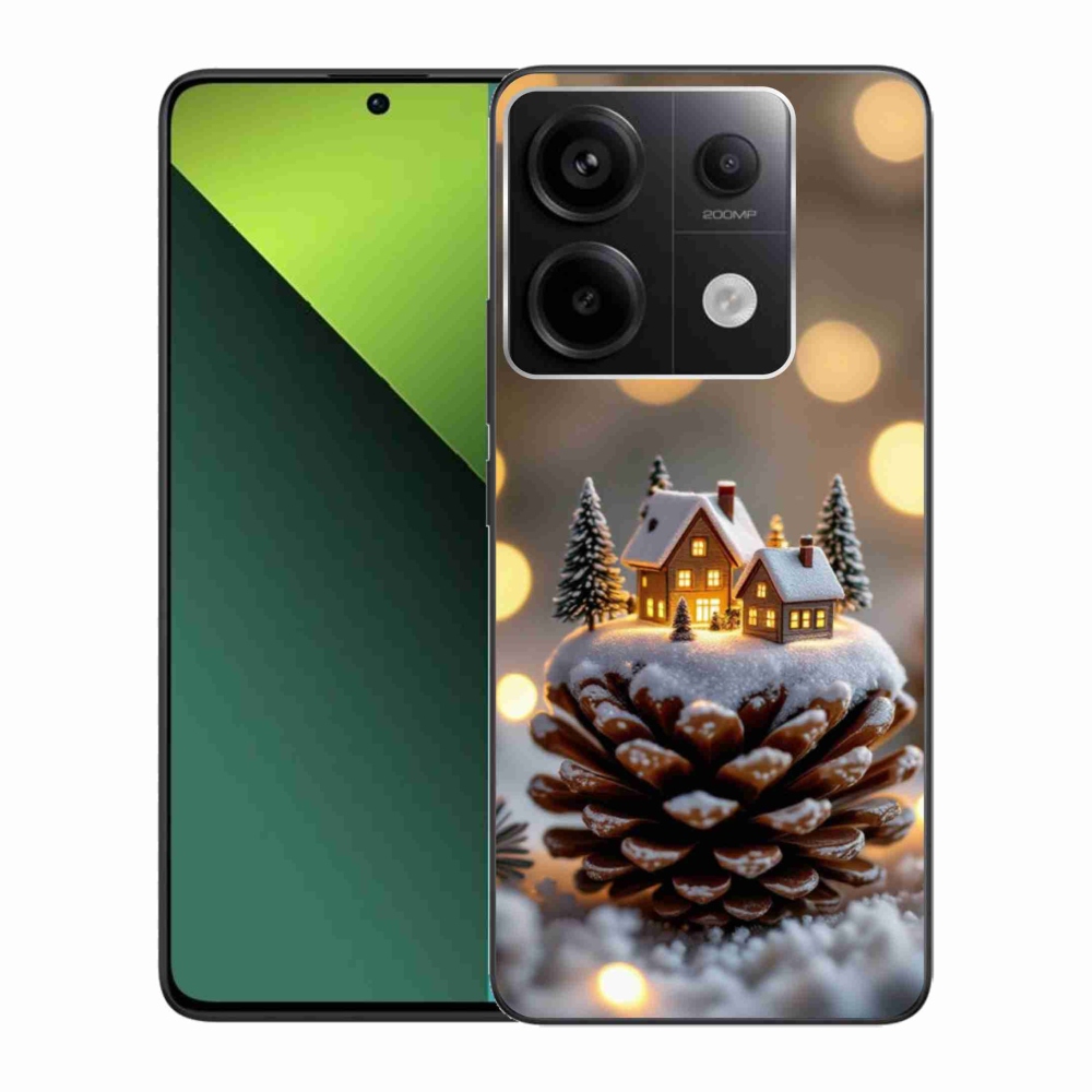 Gél borítás mmCase a Xiaomi Redmi Note 13 Pro 5G/Poco X6 5G számára - téli falu