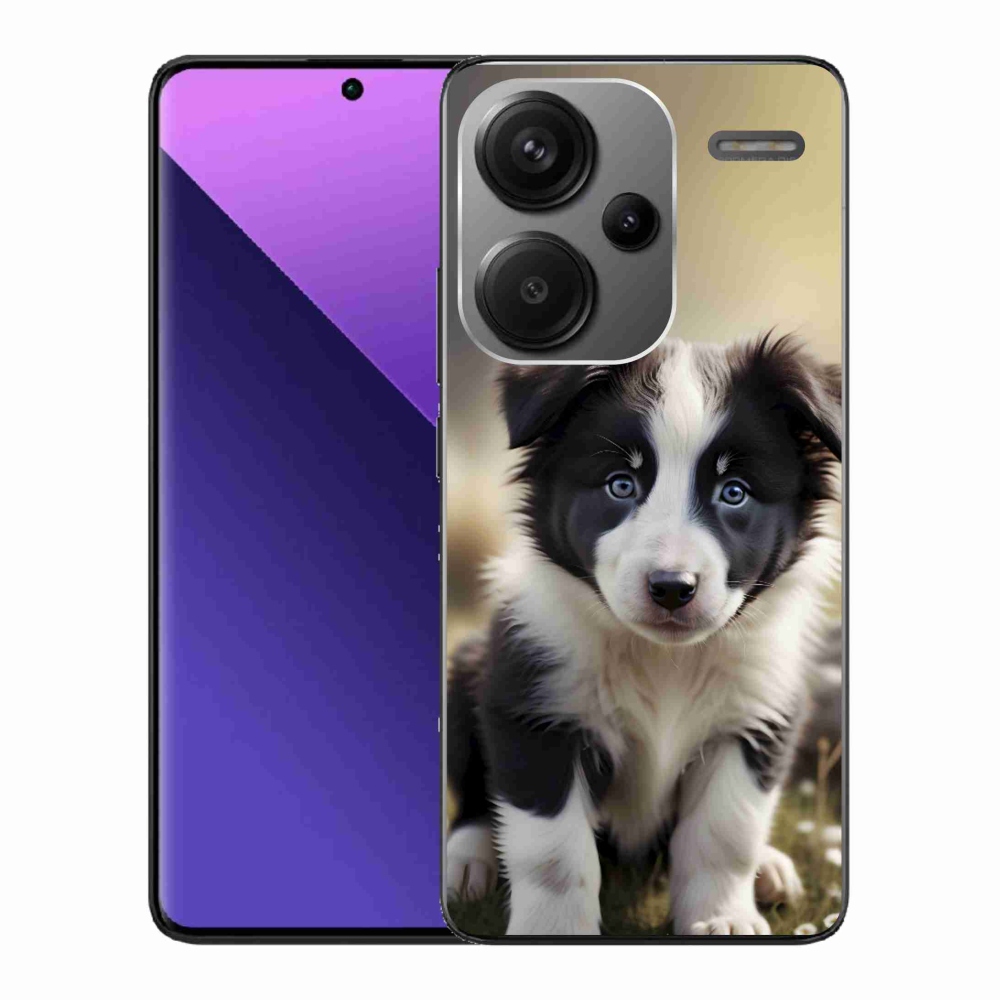 Gél borítás mmCase a Xiaomi Redmi Note 13 Pro+ 5G számára - aranyos border collie