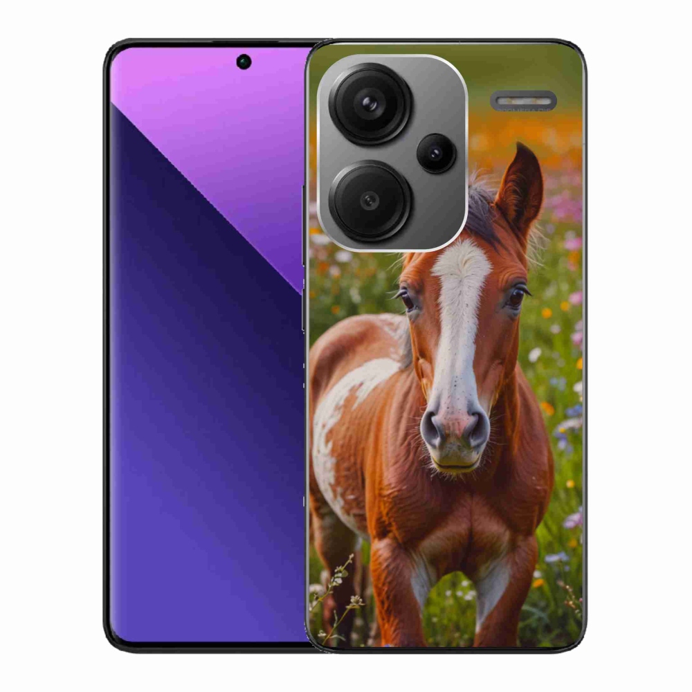 Gél borítás mmCase a Xiaomi Redmi Note 13 Pro+ 5G - aranyos csikóhoz