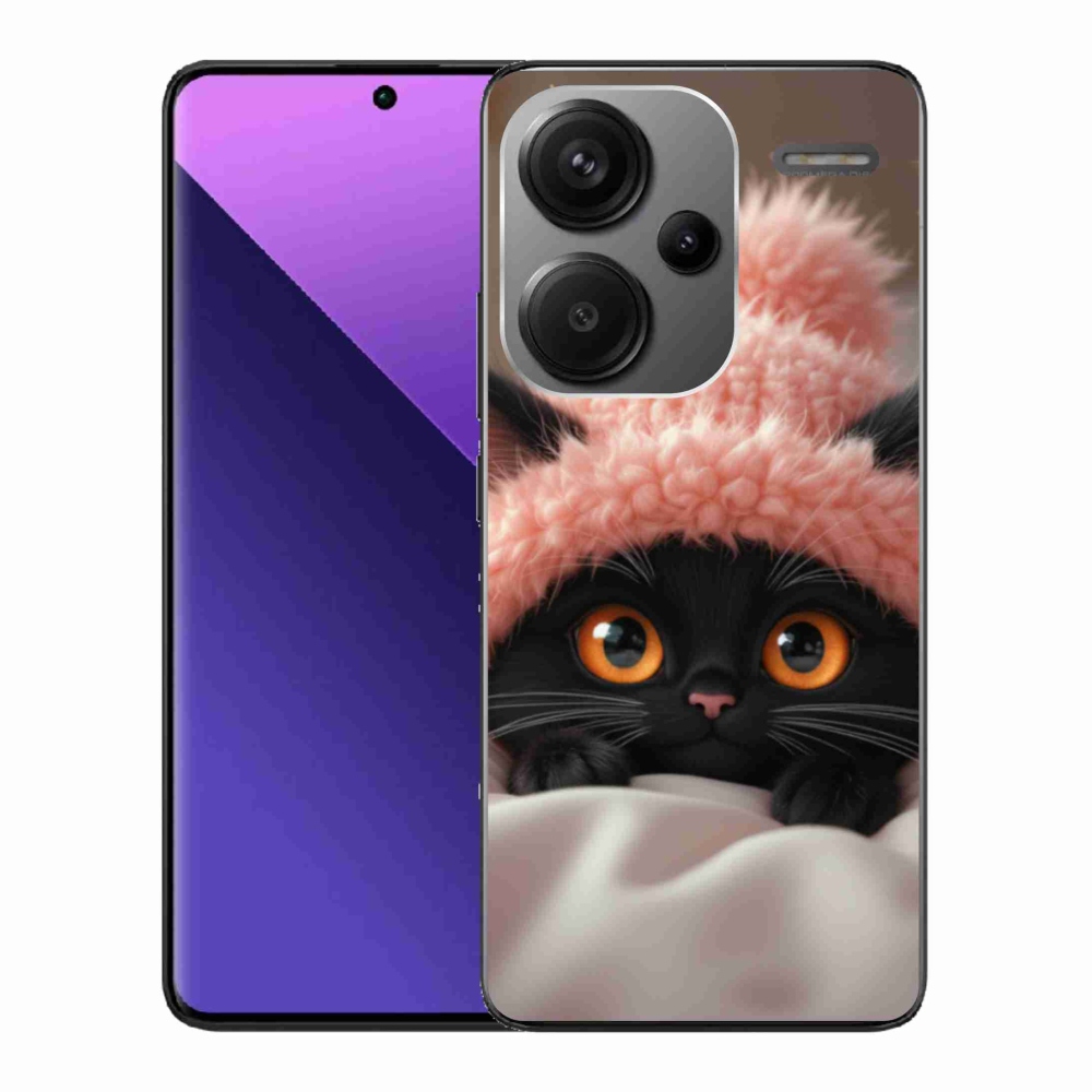 Gél borítás mmCase a Xiaomi Redmi Note 13 Pro+ 5G számára - aranyos cica 7