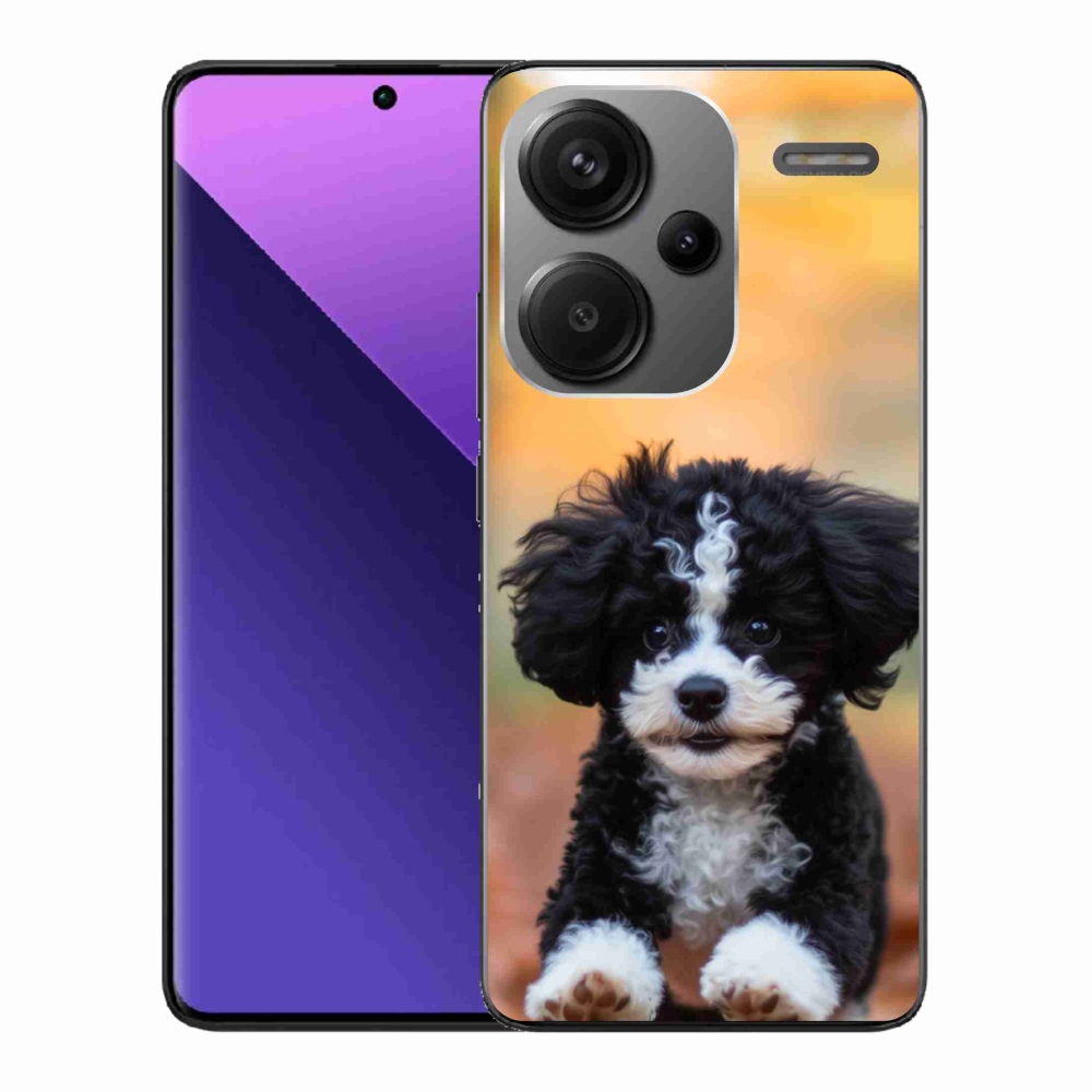 Gél borítás mmCase a Xiaomi Redmi Note 13 Pro+ 5G számára - aranyos kiskutya 2