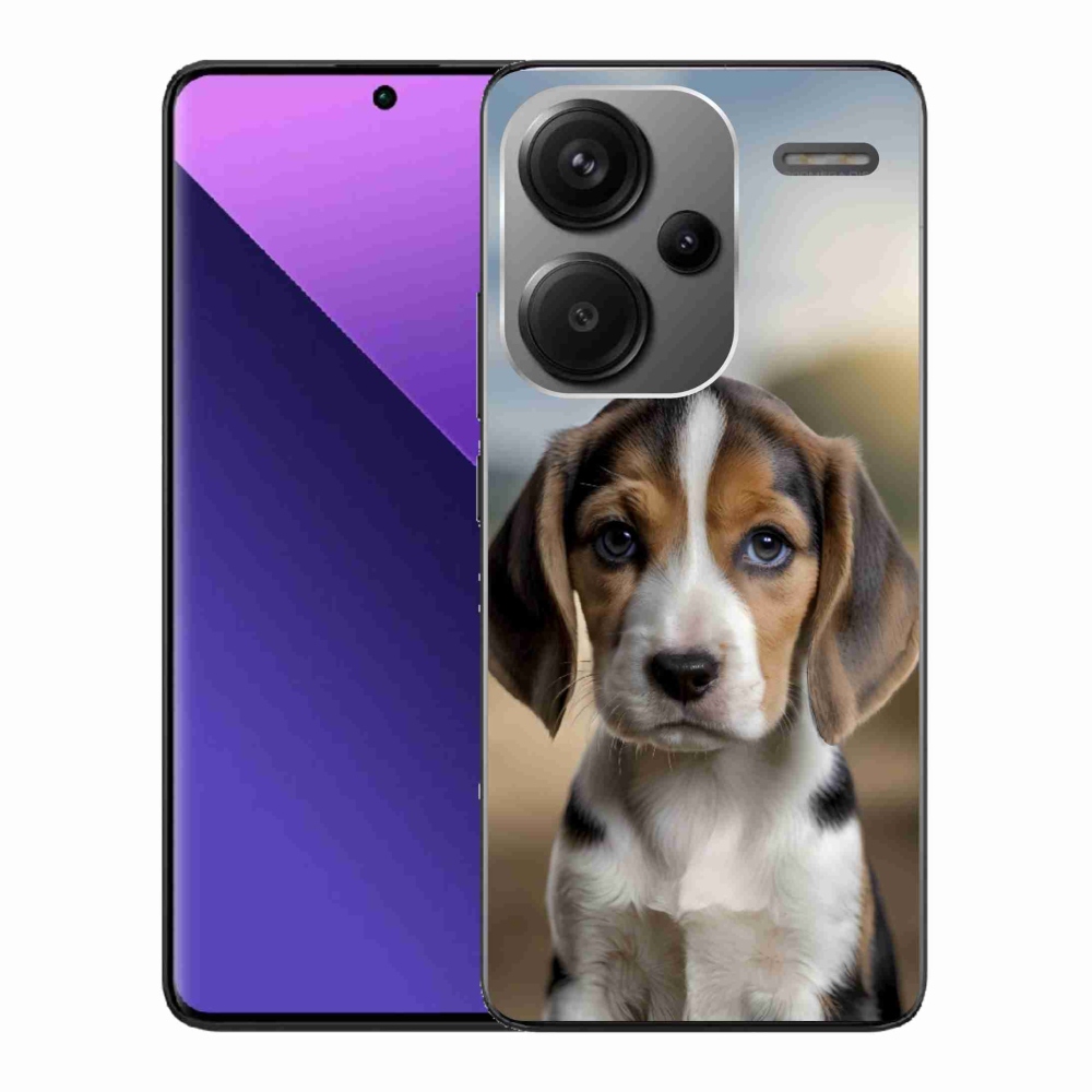 Gél borítás mmCase a Xiaomi Redmi Note 13 Pro+ 5G számára - aranyos beagle