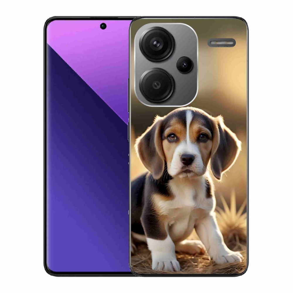 Gél borítás mmCase a Xiaomi Redmi Note 13 Pro+ 5G számára - aranyos beagle